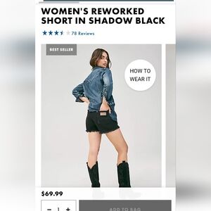 Black Wrangler Shorts